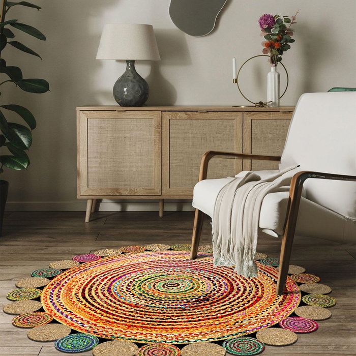 Conceptum Alfombra HMNT933 con Impresión Digital 3D de 70 cm